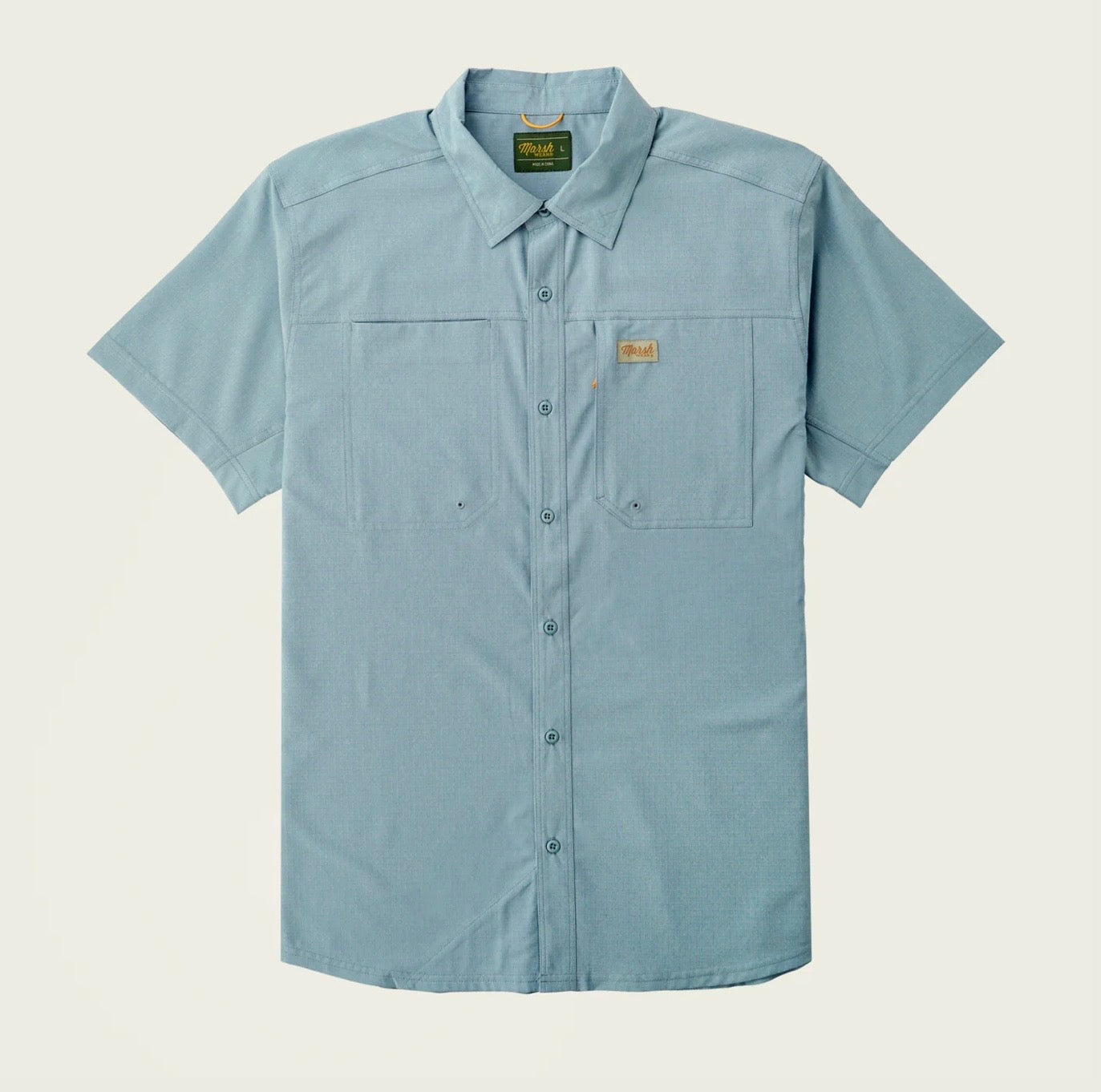 Marsh Wear Men’s Lenwood Tech S/S Button Down - Tourmaline