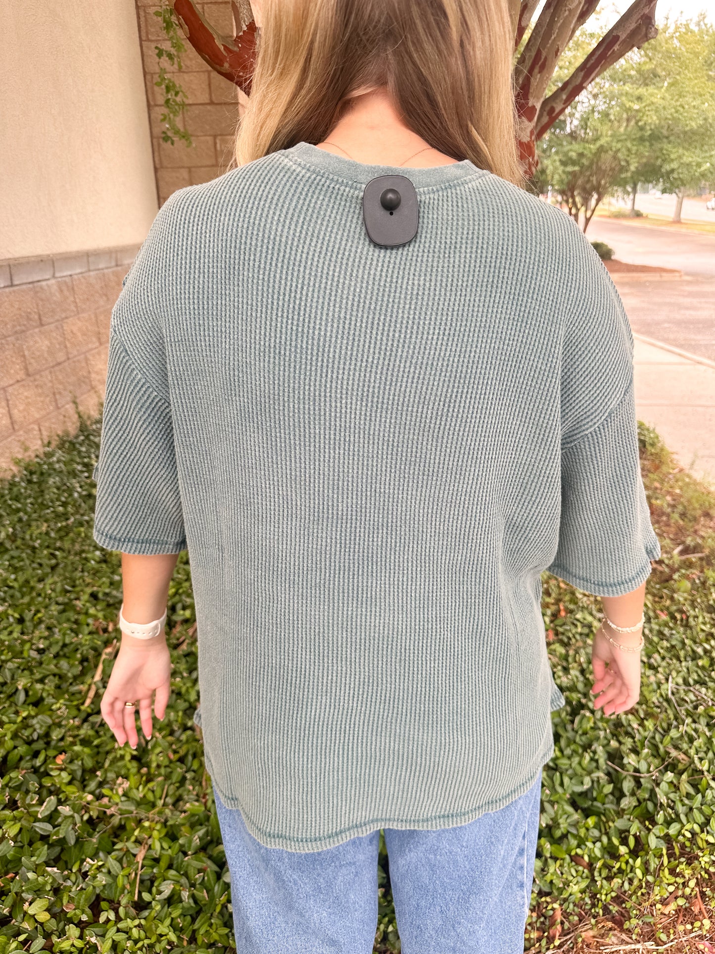 Zelma Waffle Tee