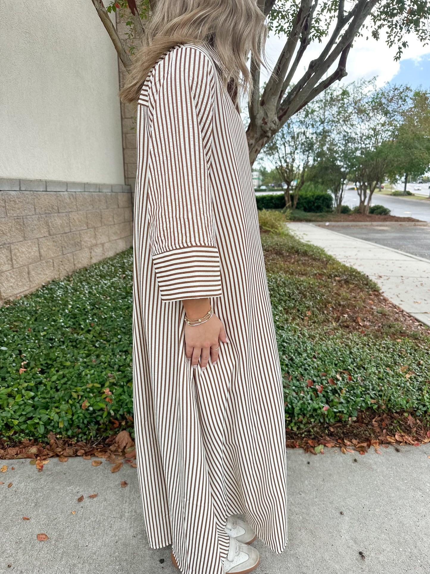 Savannah Stripes Maxi Dress