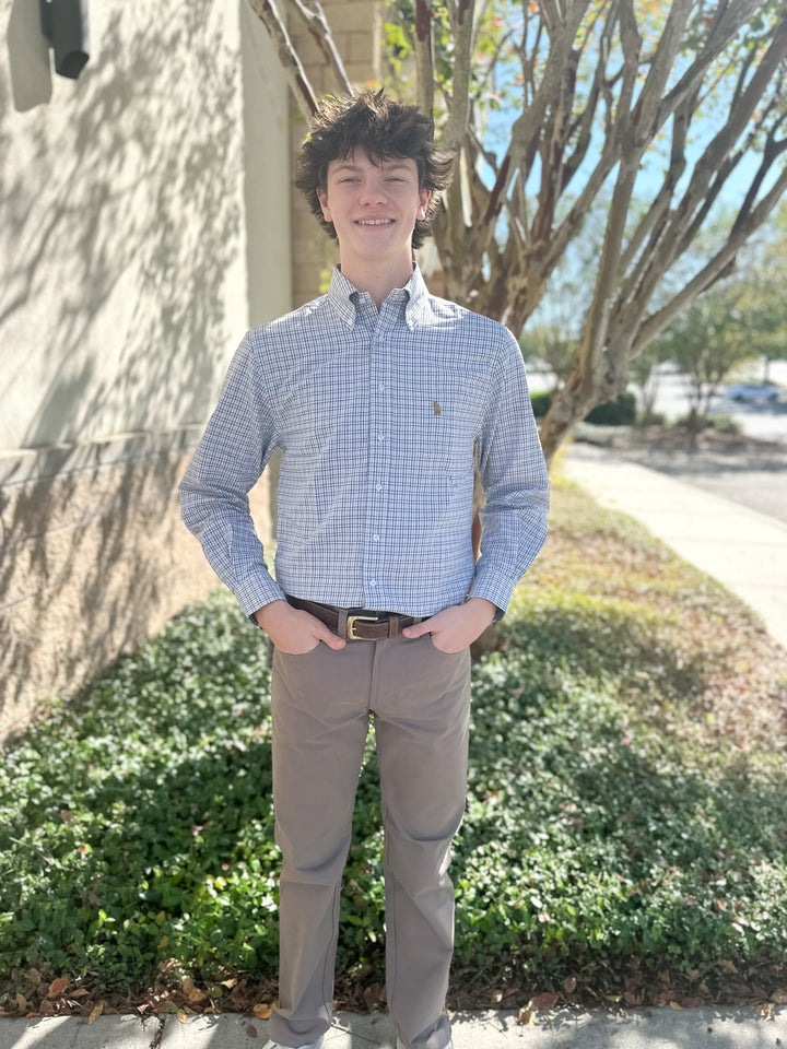 S. Casanova F25 Charlie Button Down - Low Country