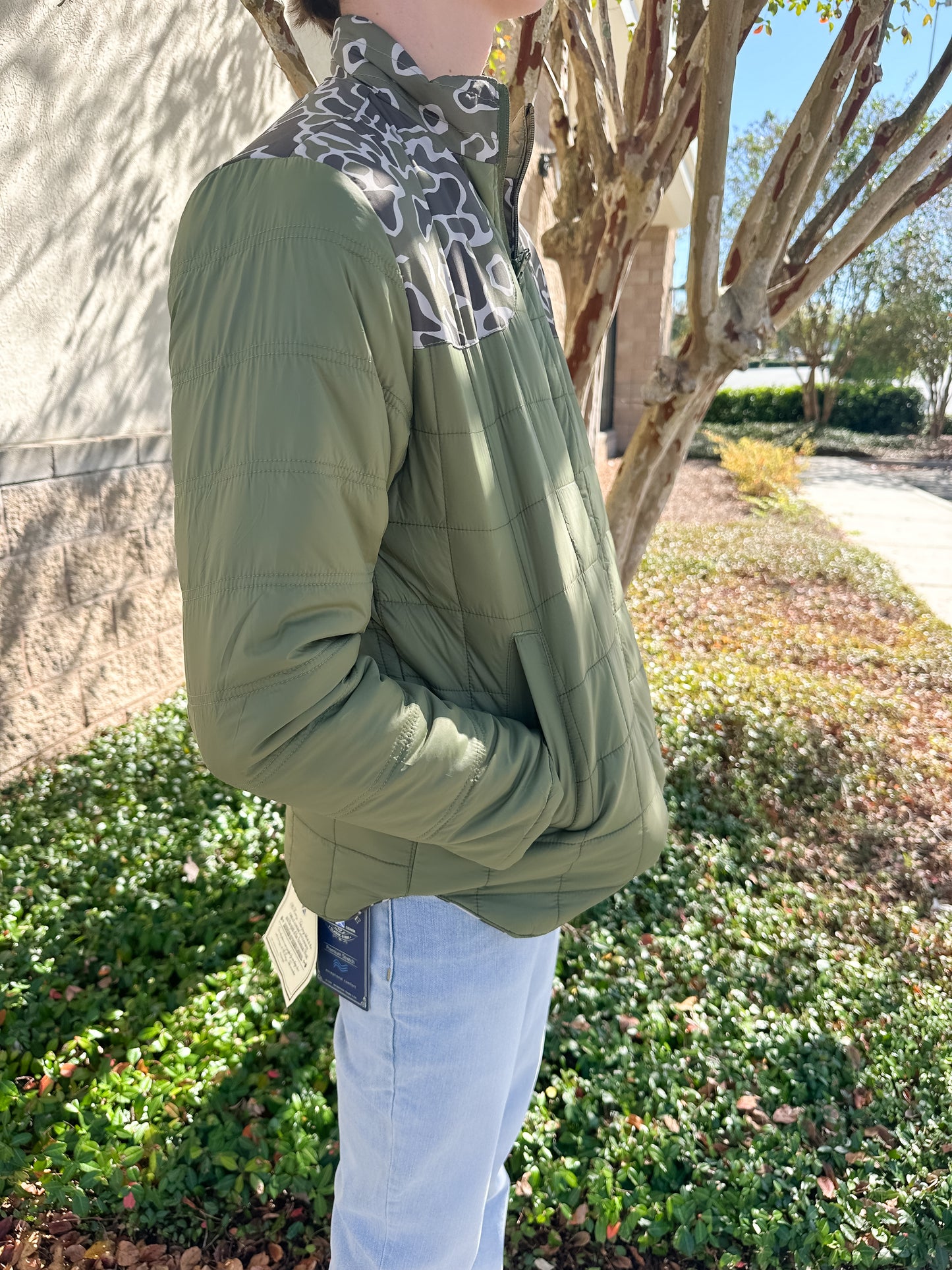 S. Casanova F25 Camo Carter Reversible Lofted Jacket