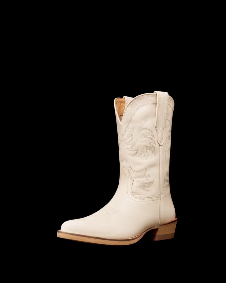 Tecovas Kid The Annie Cowgirl Boot - Bone Cowhide