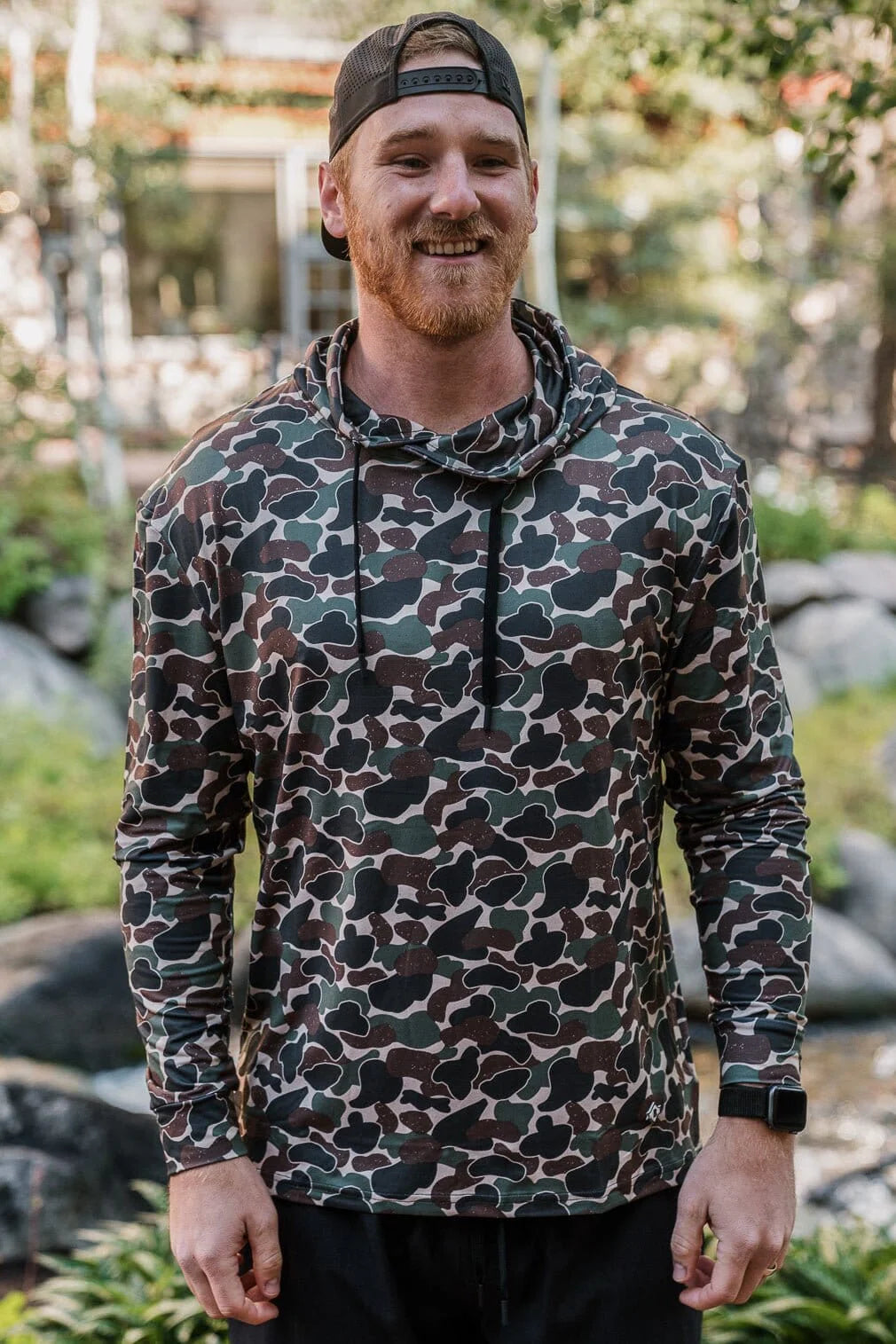 Men’s Burlebo Performance Hoodie - Throwback Camo