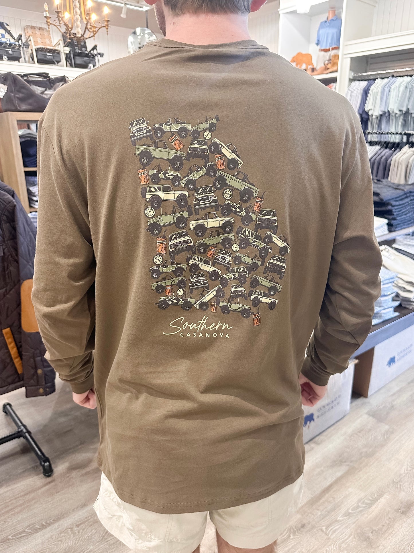 S. Casanova Duck Buggy State Georgia L/S T-Shirt