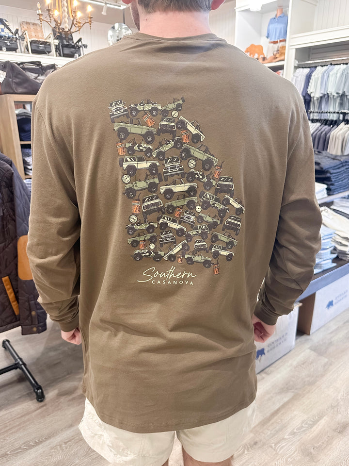 S. Casanova Duck Buggy State Georgia L/S T-Shirt