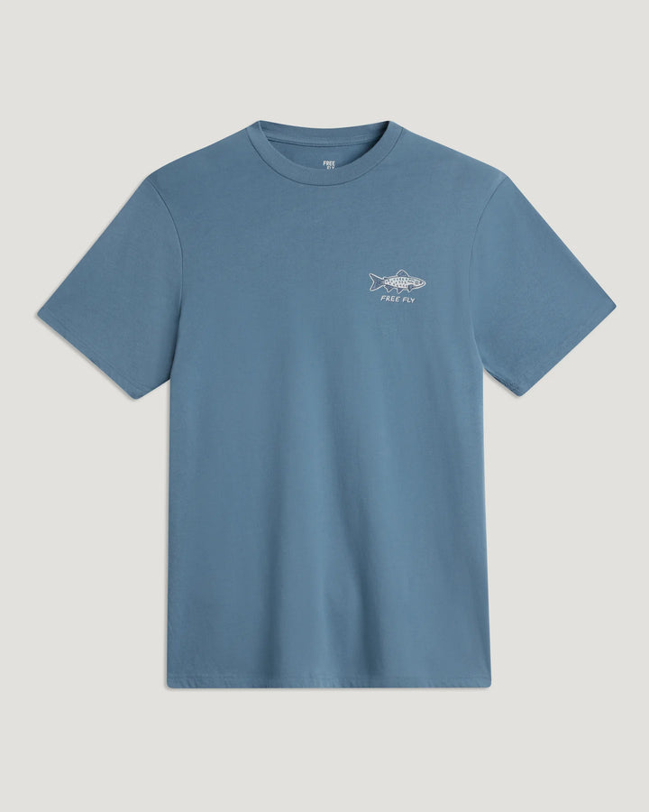 Free Fly Men’s Osprey Catch Tee - Pacific Blue