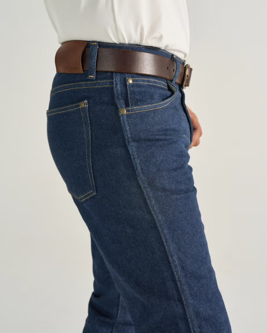 Tecovas Men’s Modern Bootcut Heritage Denim - Dark Blue