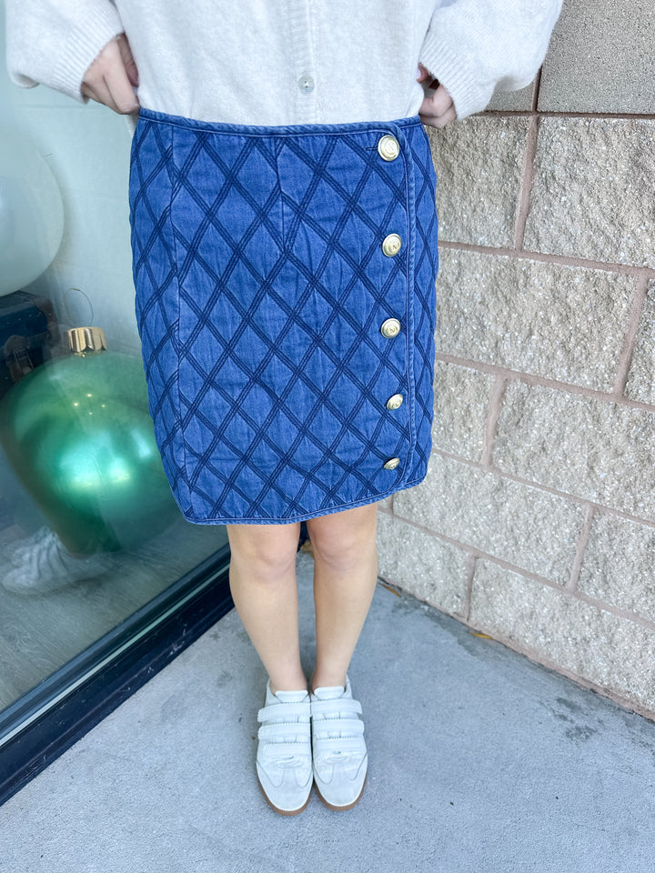 Denim Novelty Skirt