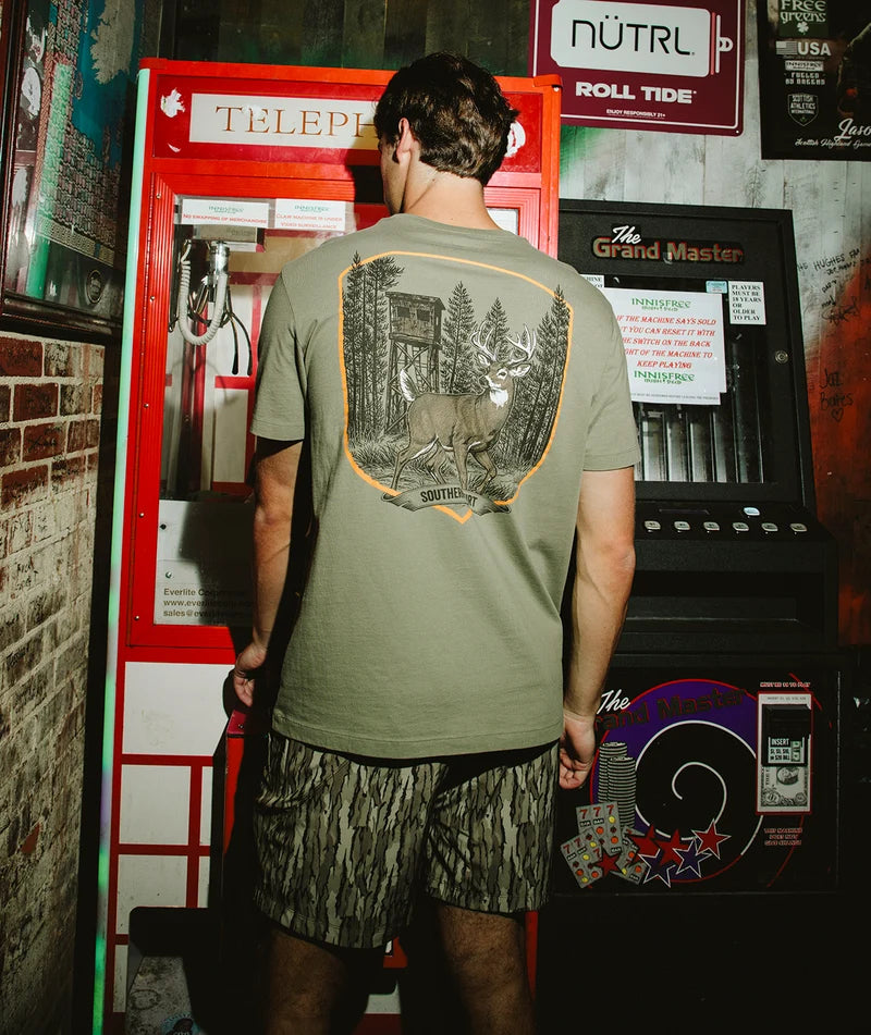 SSCO Men’s Bucks Before Dawn S/S T-Shirt - Woodland Olive