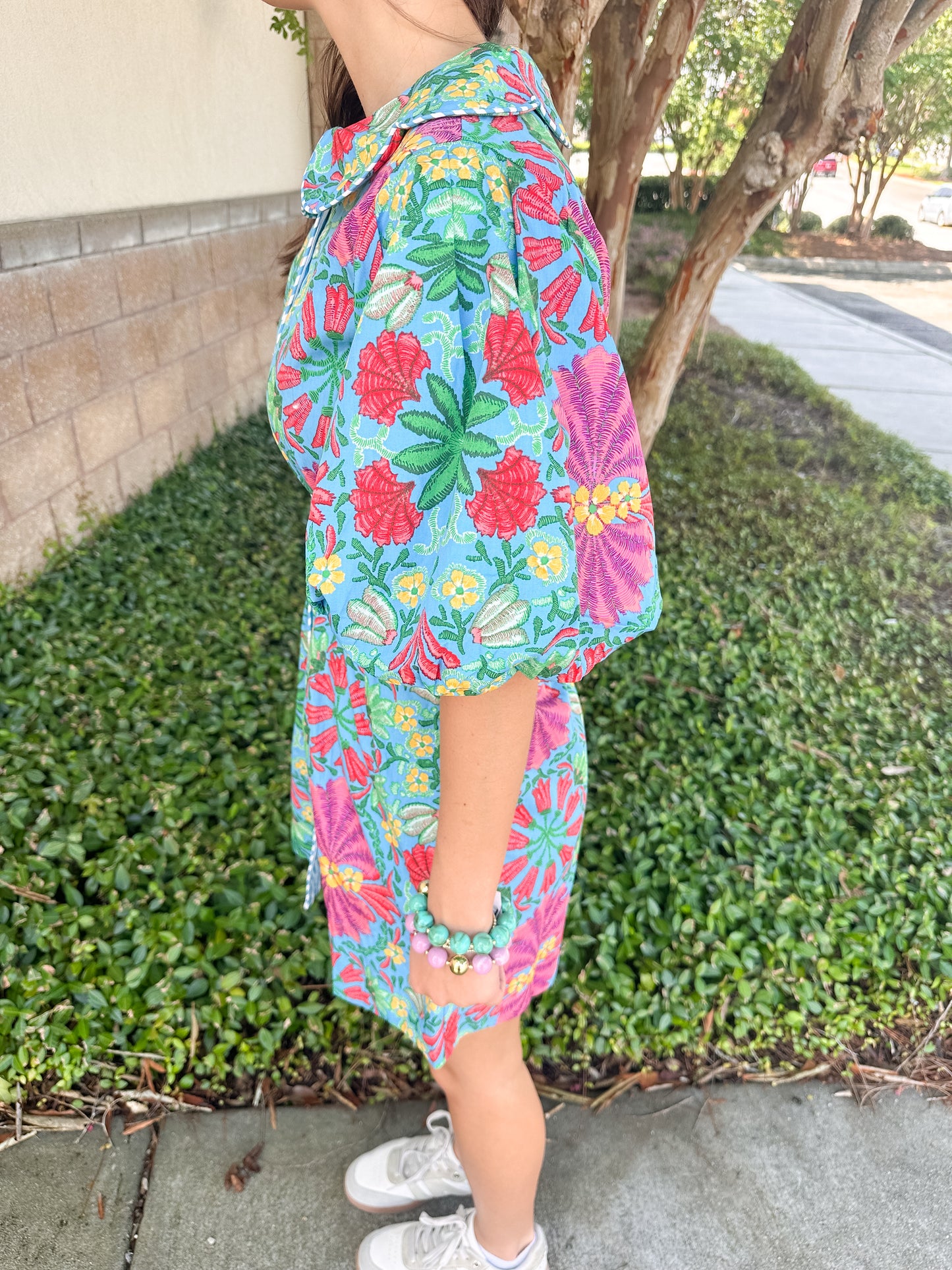 Jill Tropical Mini Dress