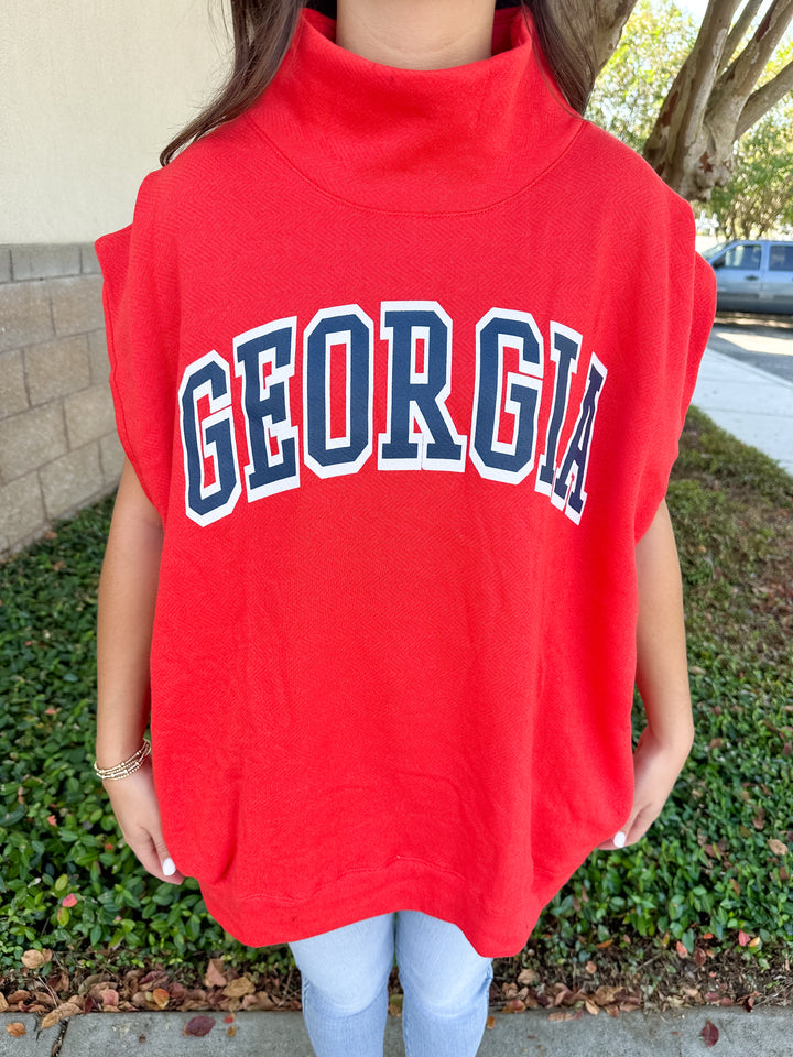 Georgia Mockneck Muscle Top