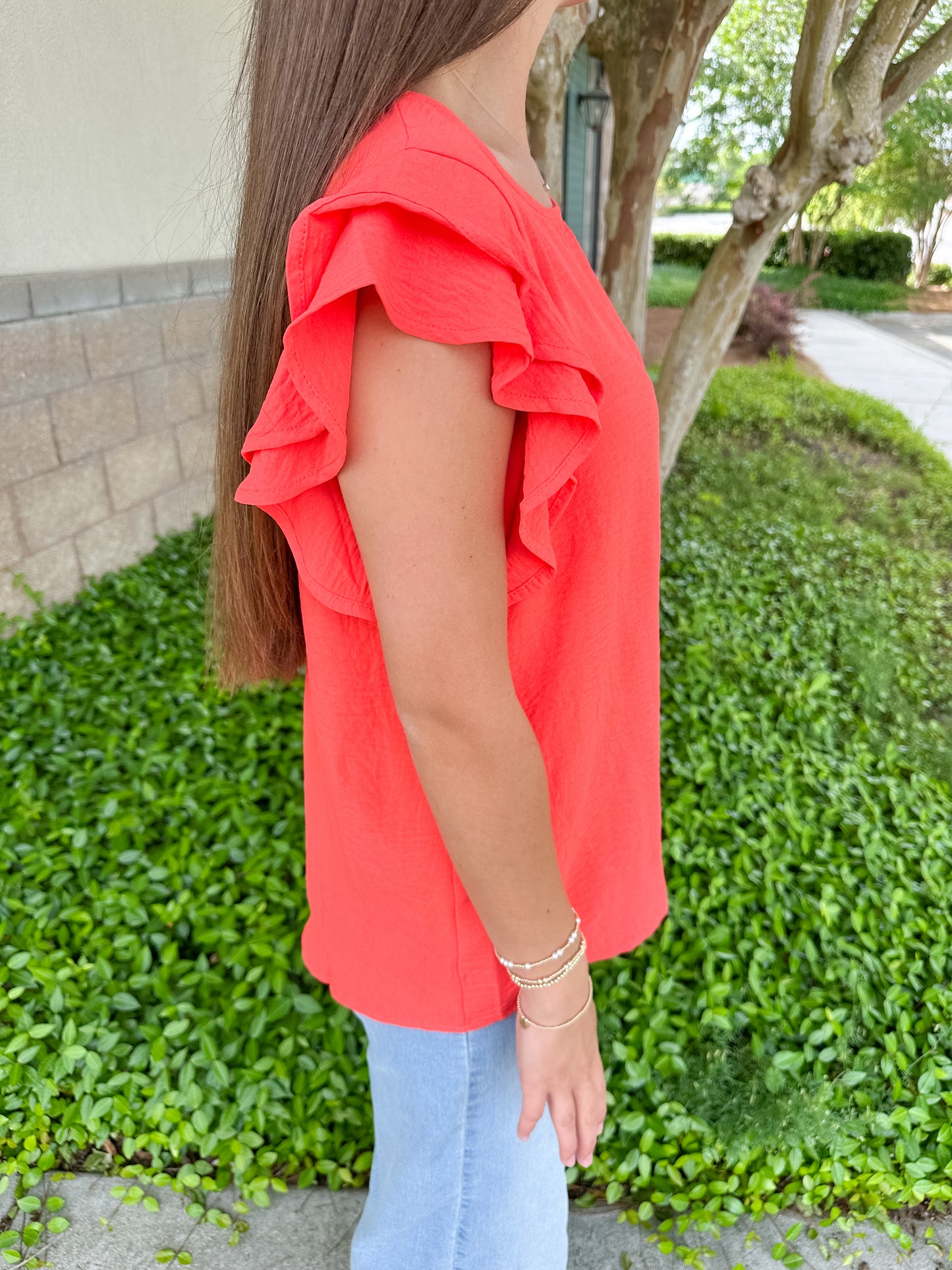 Murphy Top - Coral