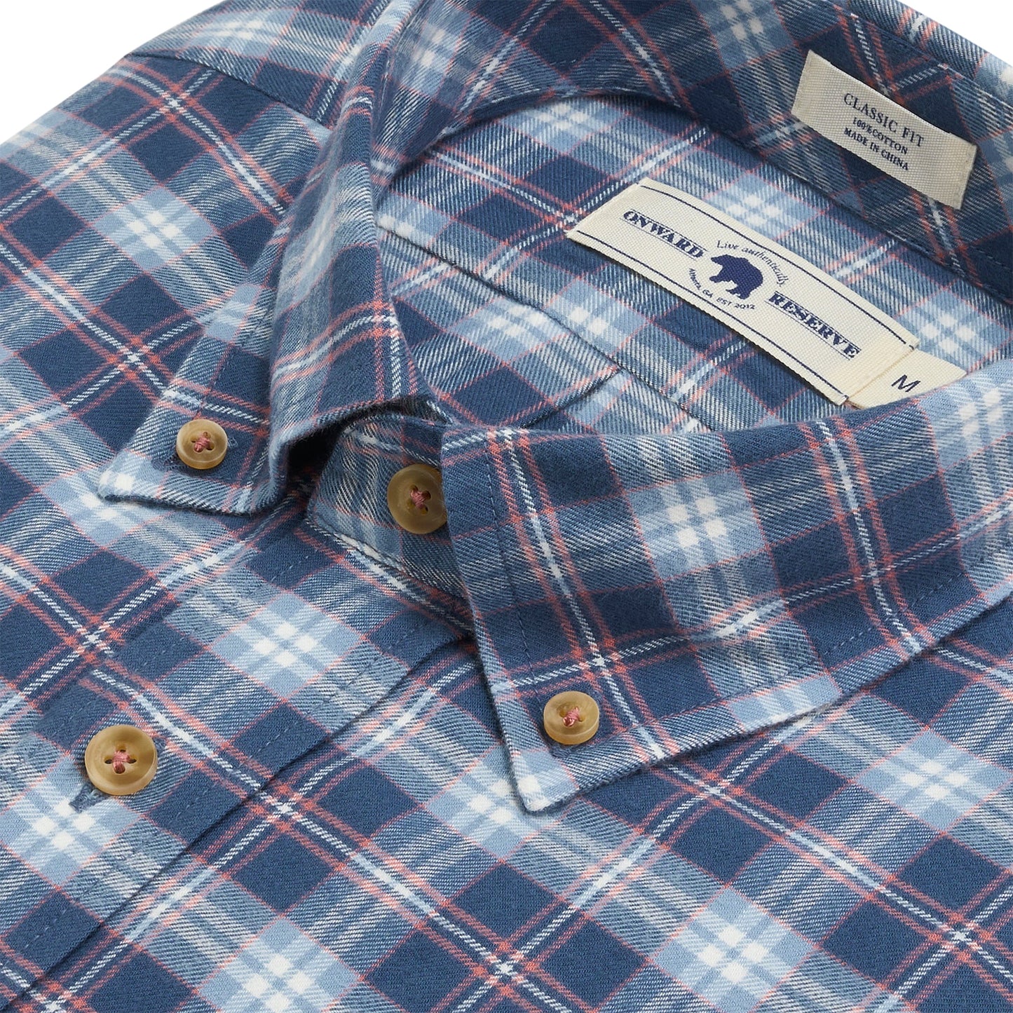 Onward Reserve Saddle Featherweight Flannel - Naval Academy