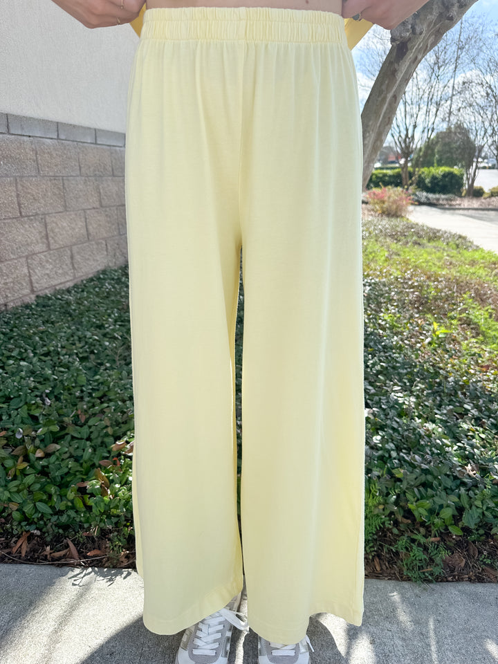 Scout Jersey Pant - Lemon Citrus