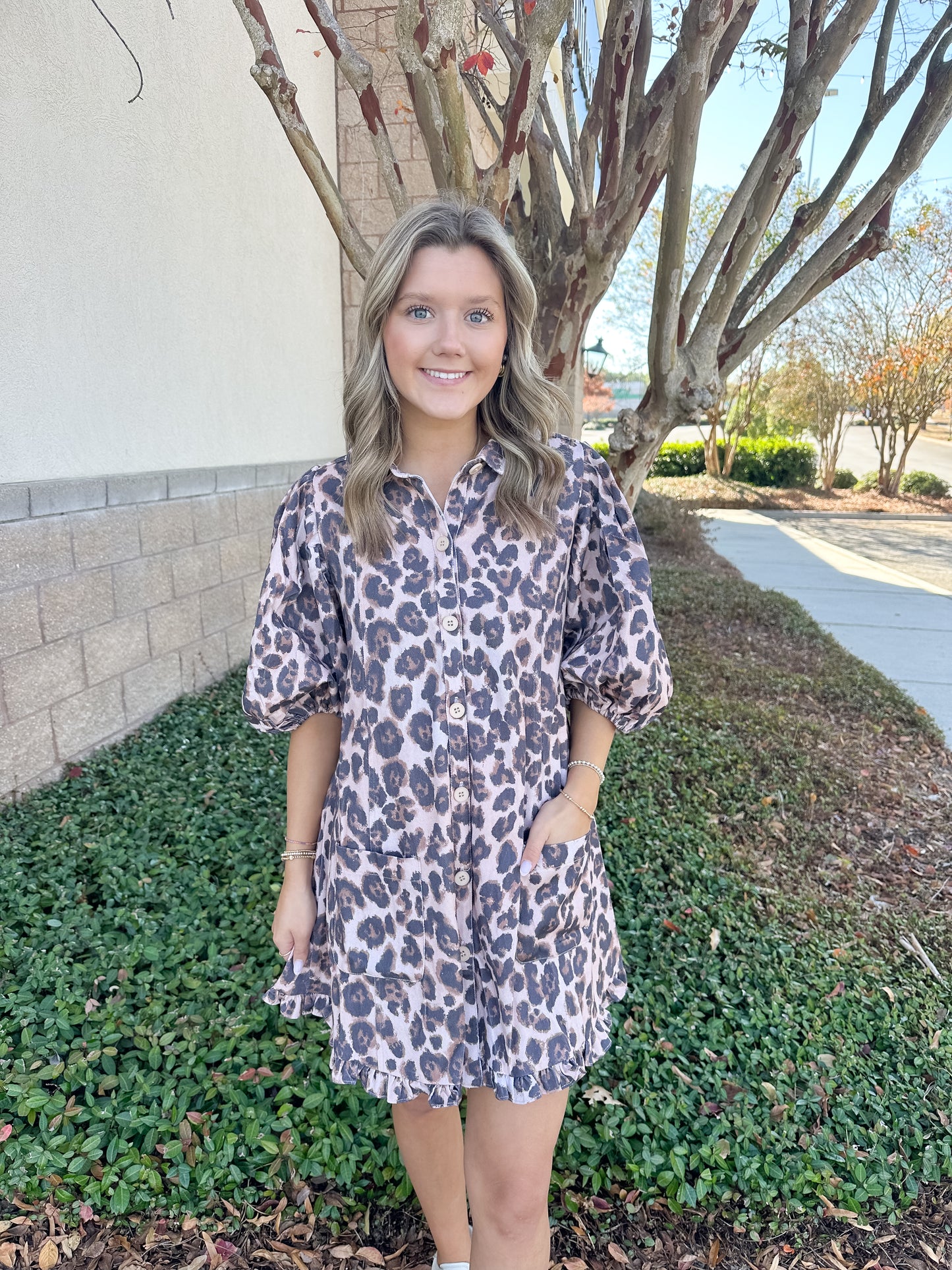 Going Wild Denim Dress