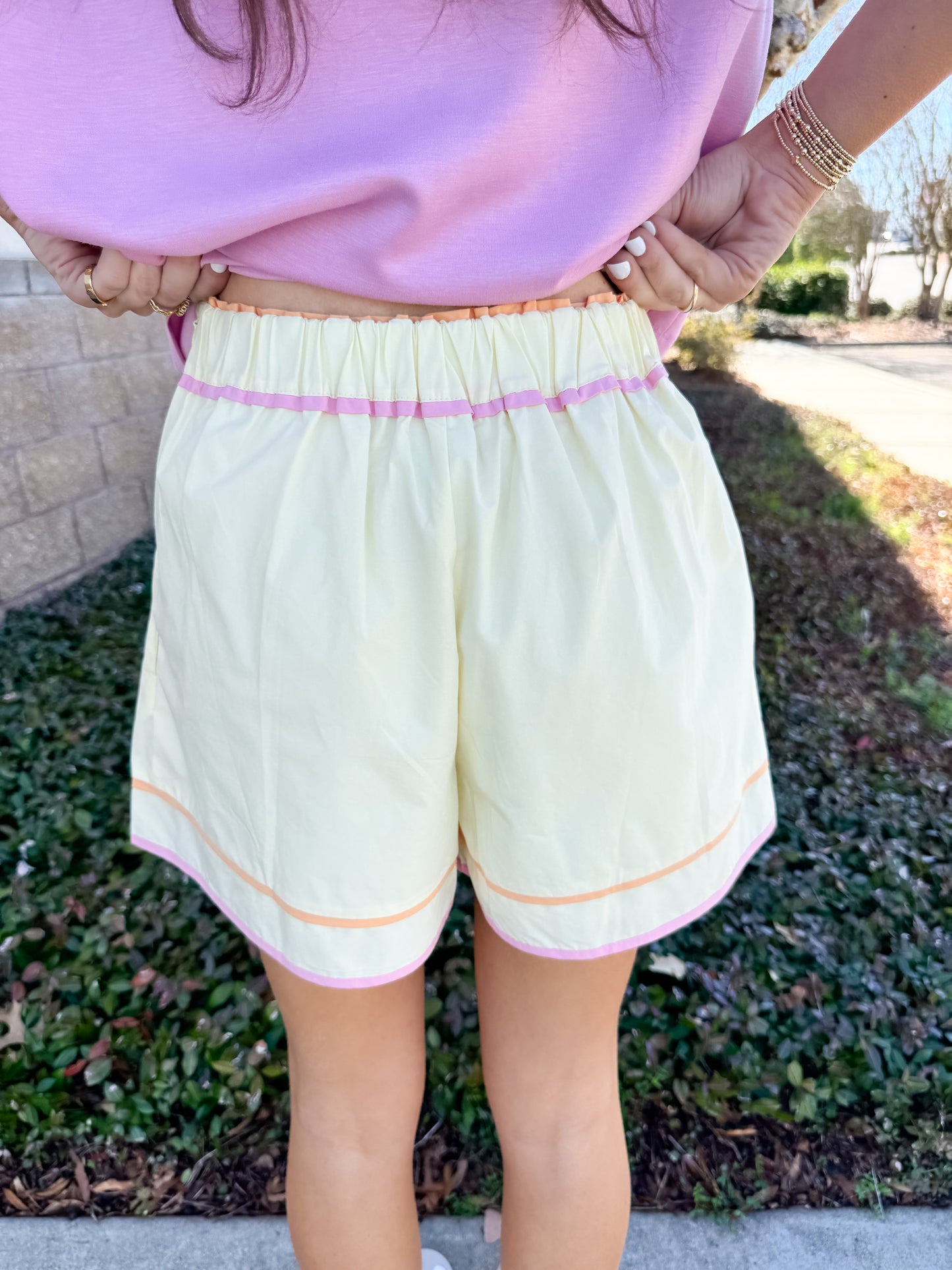 Harbor Line Poplin Shorts