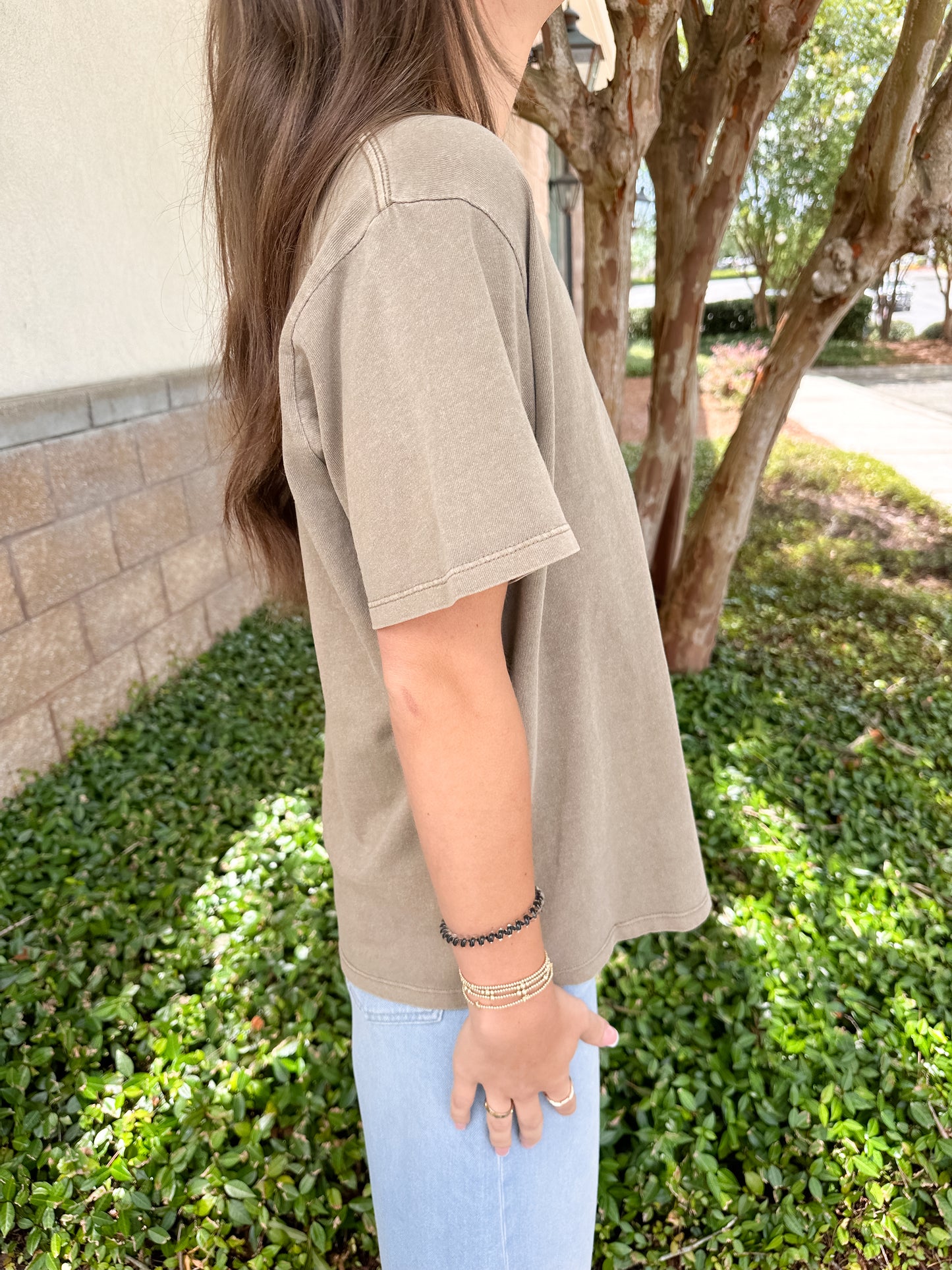 Velma Basic Tee - Mocha