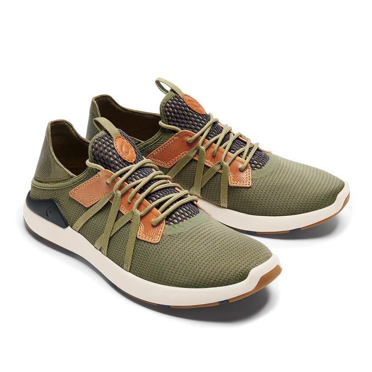 Olukai Men’s Mio Lī Everyday Athletic Shoes - Hunter|Lava Rock
