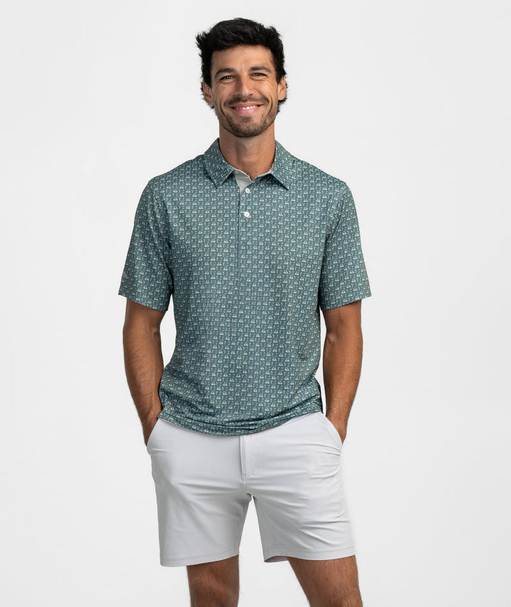 SSCO Men’s Perfect Round MotionTech Polo SS - Back Nine