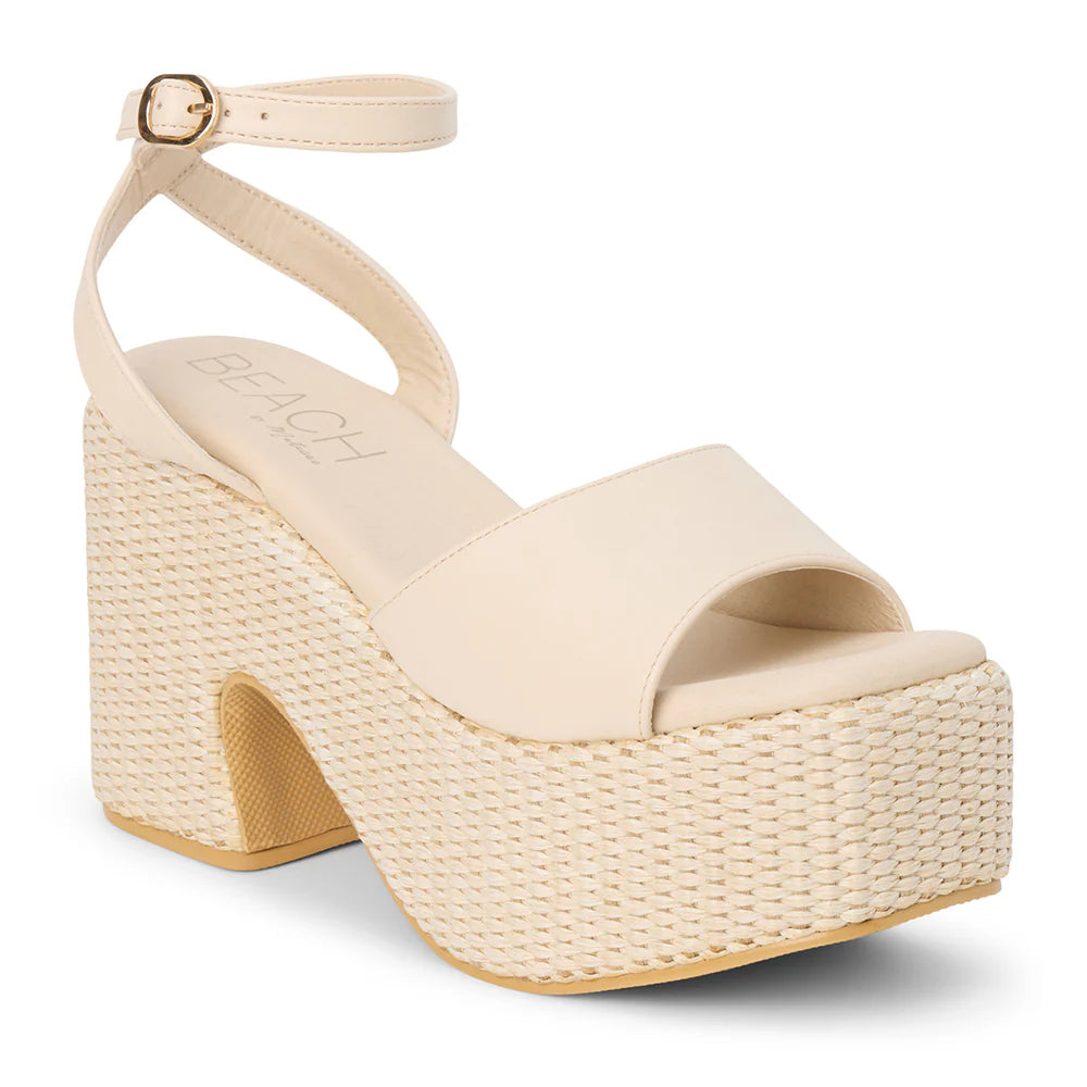 Arden Platform Heel - Ivory