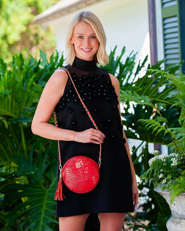 CH Cece Circular Crossbody- Red Patent EC