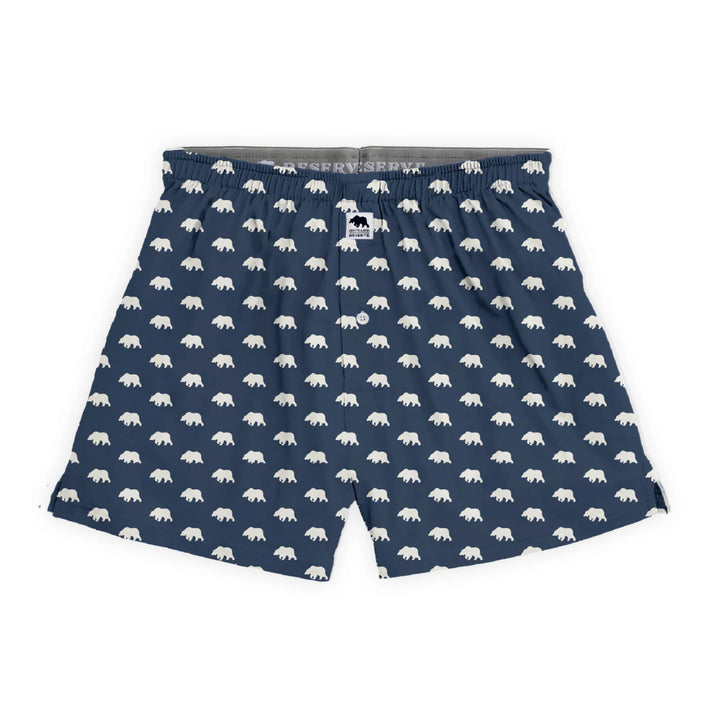 Onward Reserve Bear Logo Performance Boxer-In-A-Bag - Blue Wing Teal