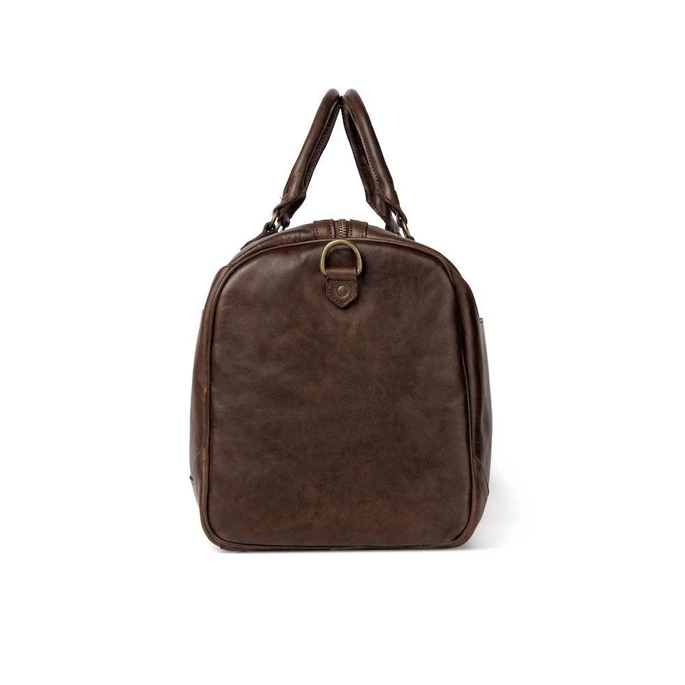 Mission Mercantile Benjamin Leather Duffle Bag - Walnut