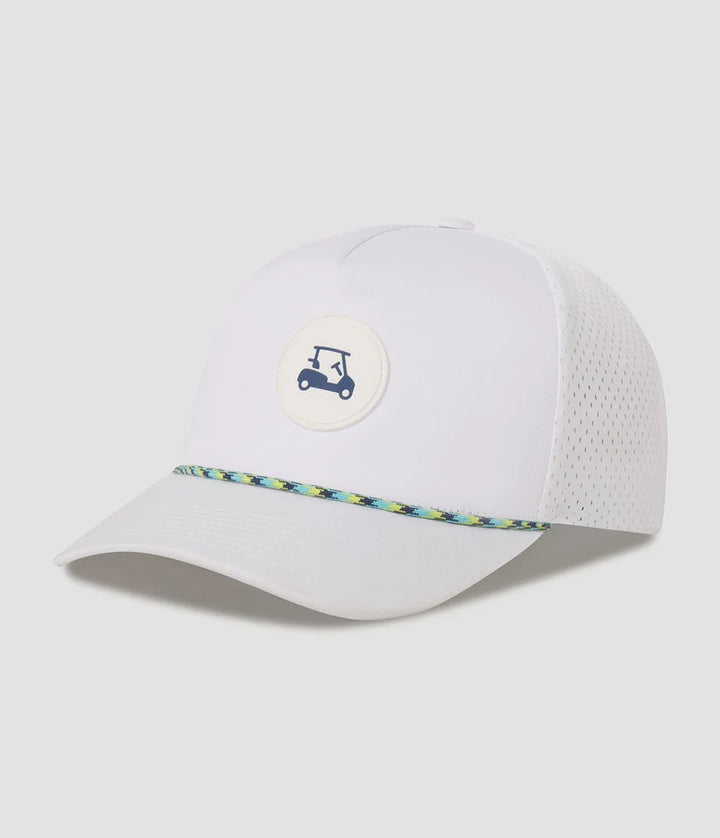 SSCO Men’s Peak Performance SnapBack Hat - Bright White