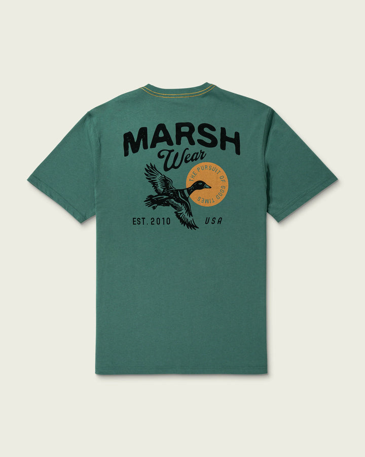 Marsh Wear Men’s High Flyer S/S Pocket T-Shirt -Mallard Green