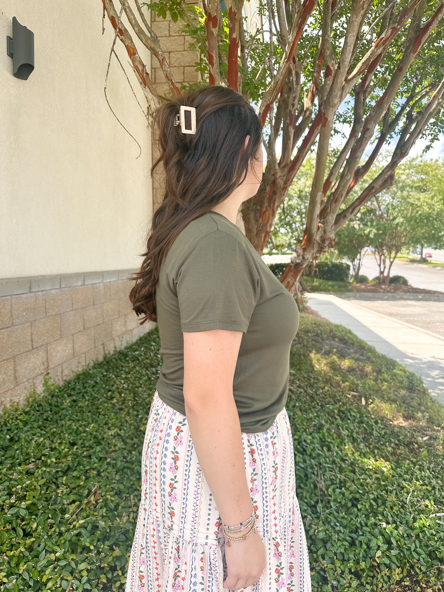 Gale Crew Top - Olive