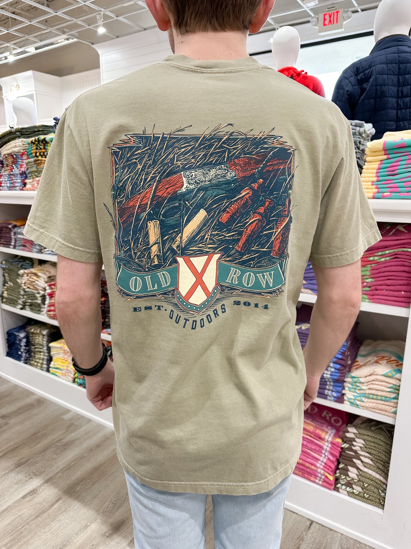 Old Row Outdoors Shells S/S Pocket T-Shirt - Tan