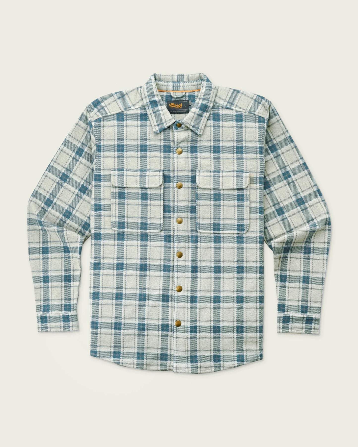 Marsh Wear Men’s Seadrift Overshirt - Pelican