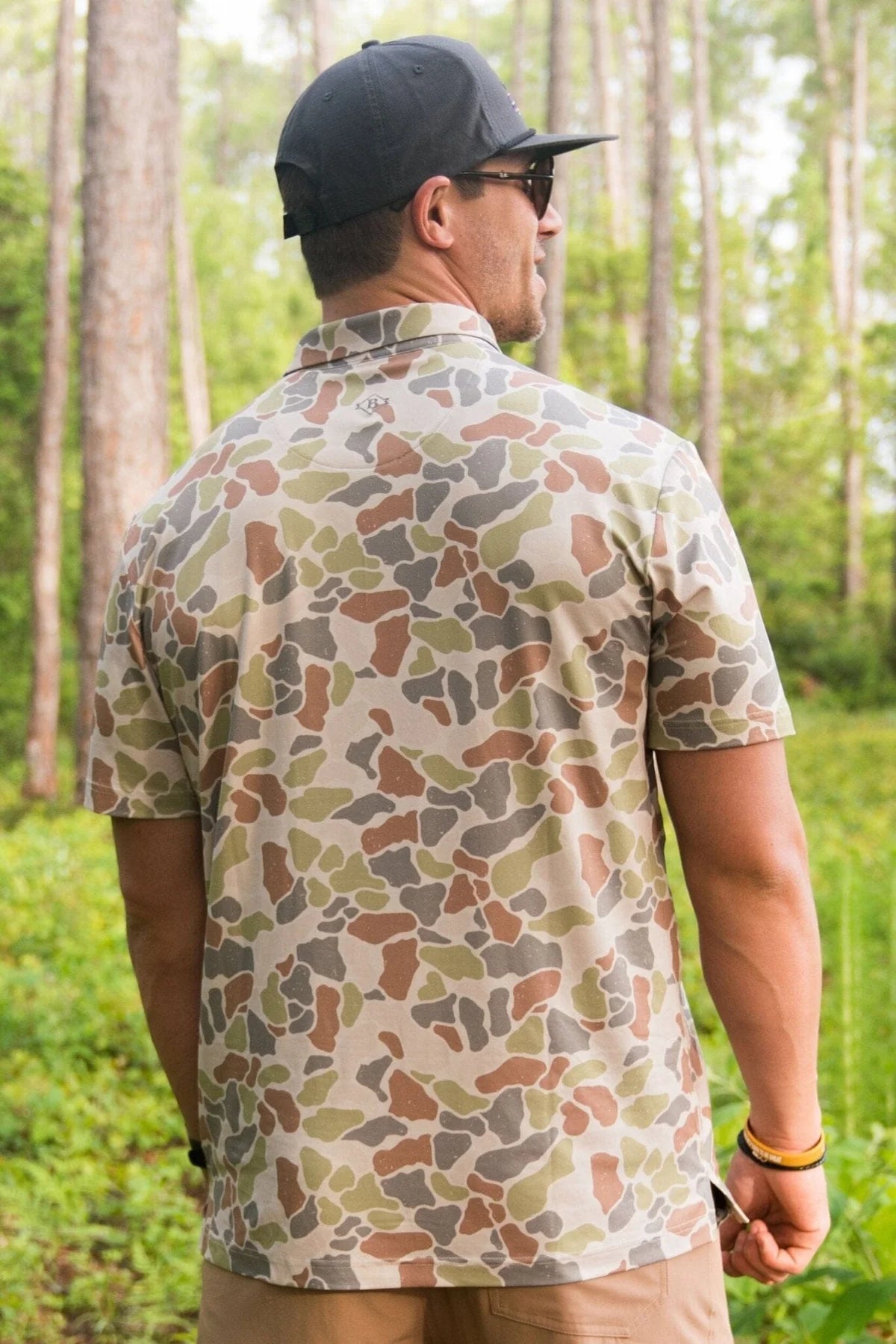 Men’s Burlebo Performance Polo - Driftwood Camo