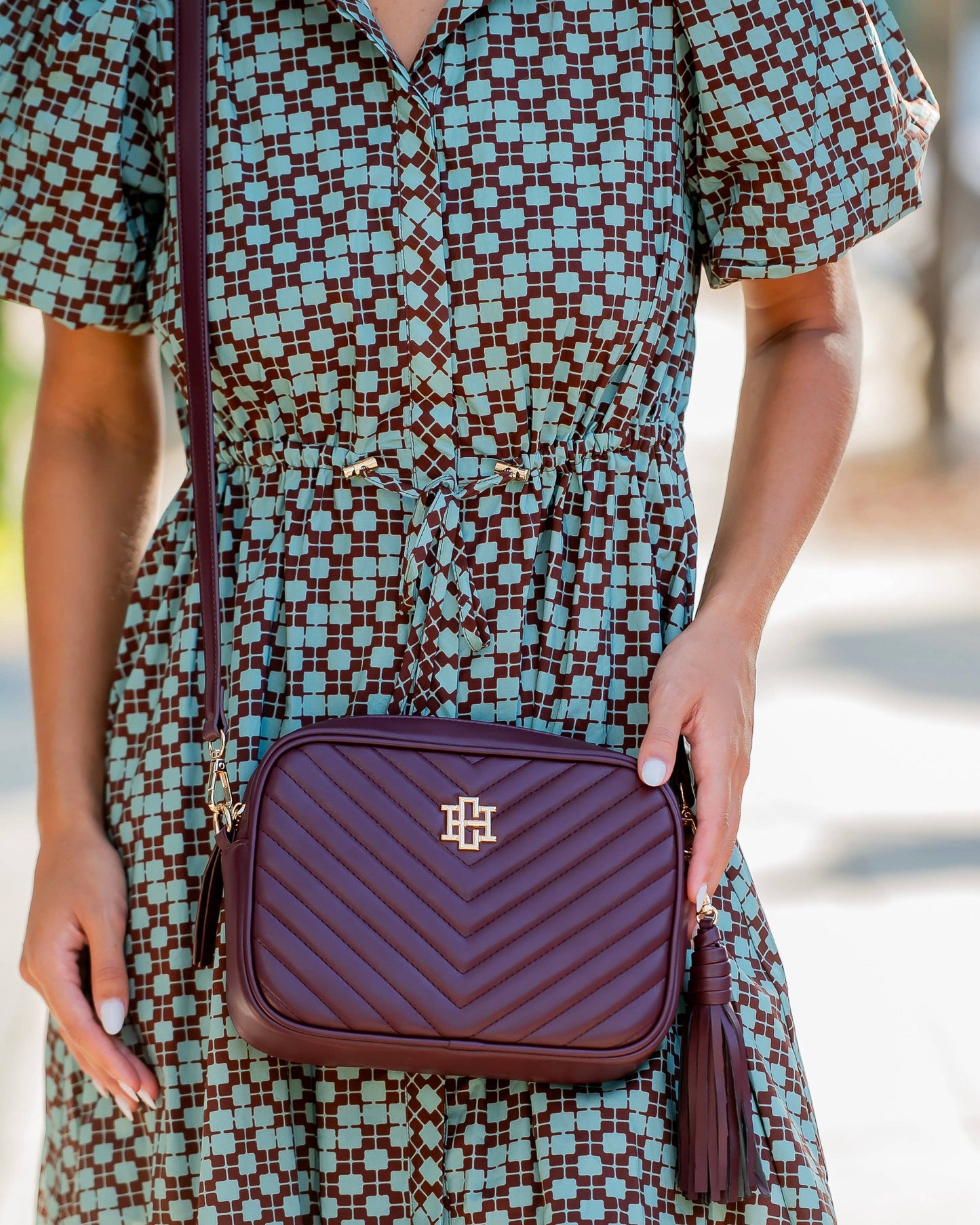 CH Greer Crossbody Burgundy VQ