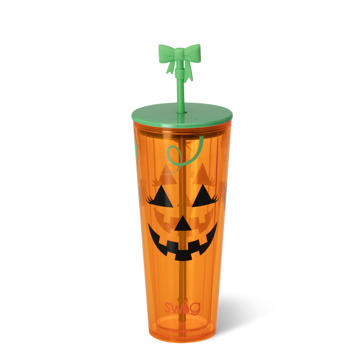 Swig Plastic Tumbler 24oz - Boo Crew Pumpkin