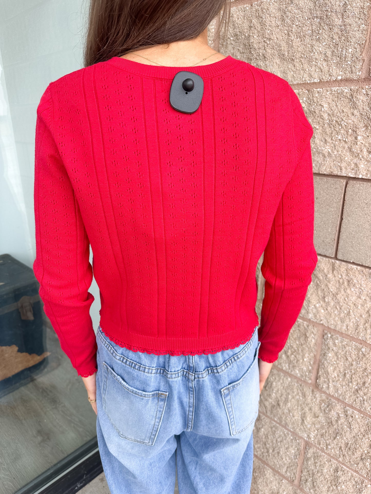 Ruby Red Cardigan