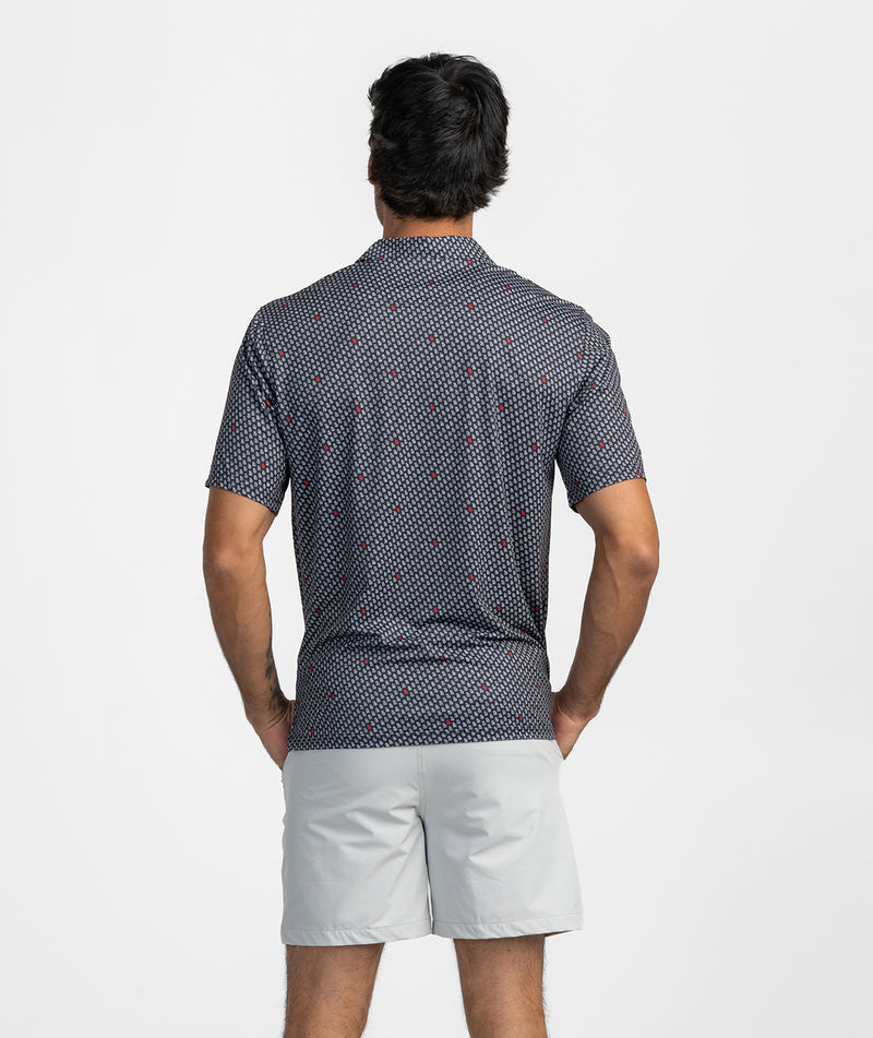 SSCO Men’s Kickoff Camo MotionTech Polo SS - Dawg Walk Camo