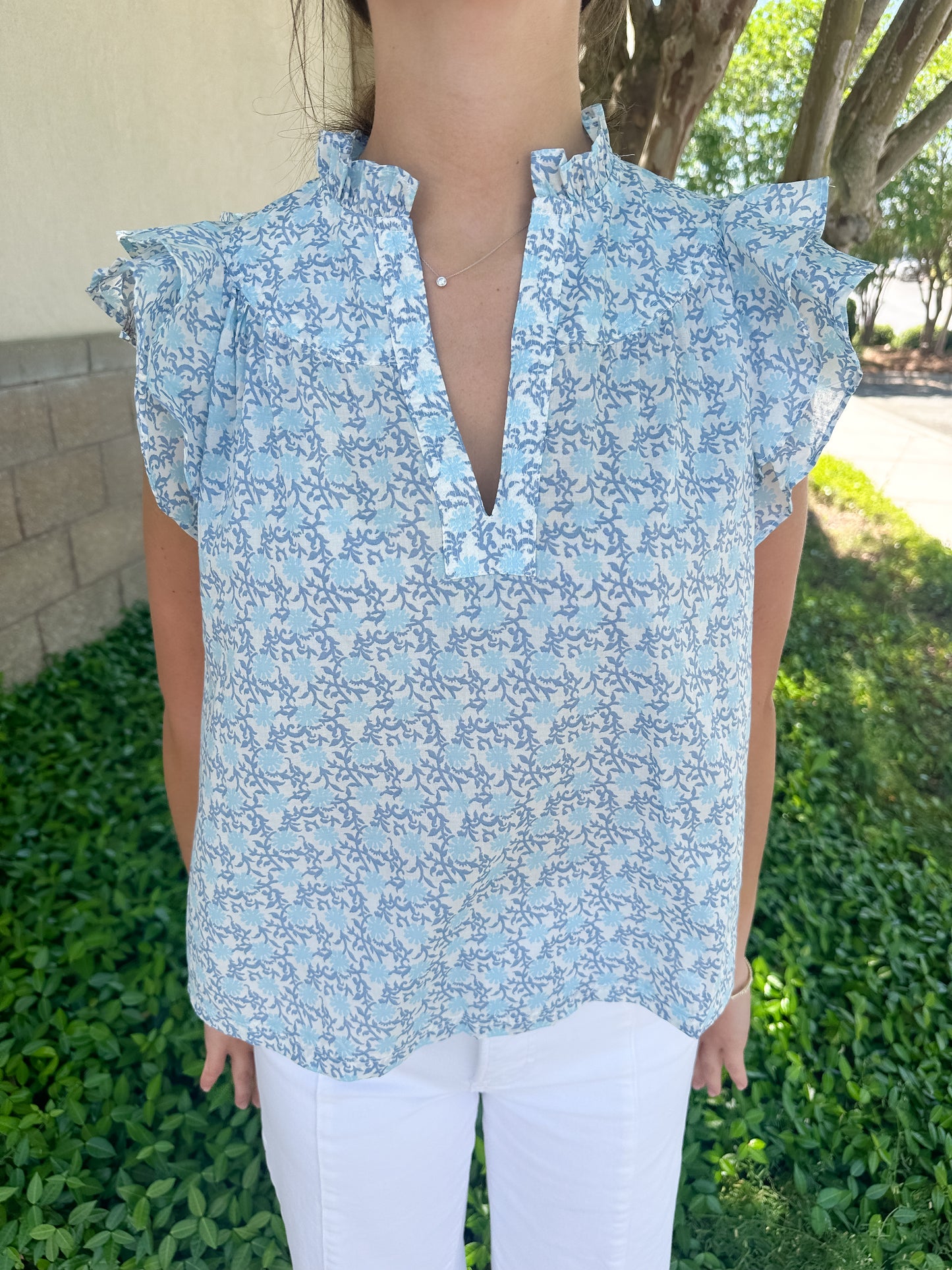 Elaine Floral Top
