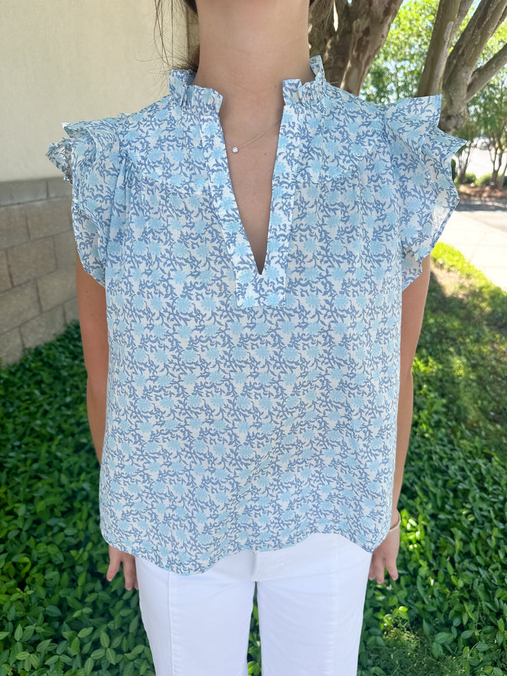 Elaine Floral Top
