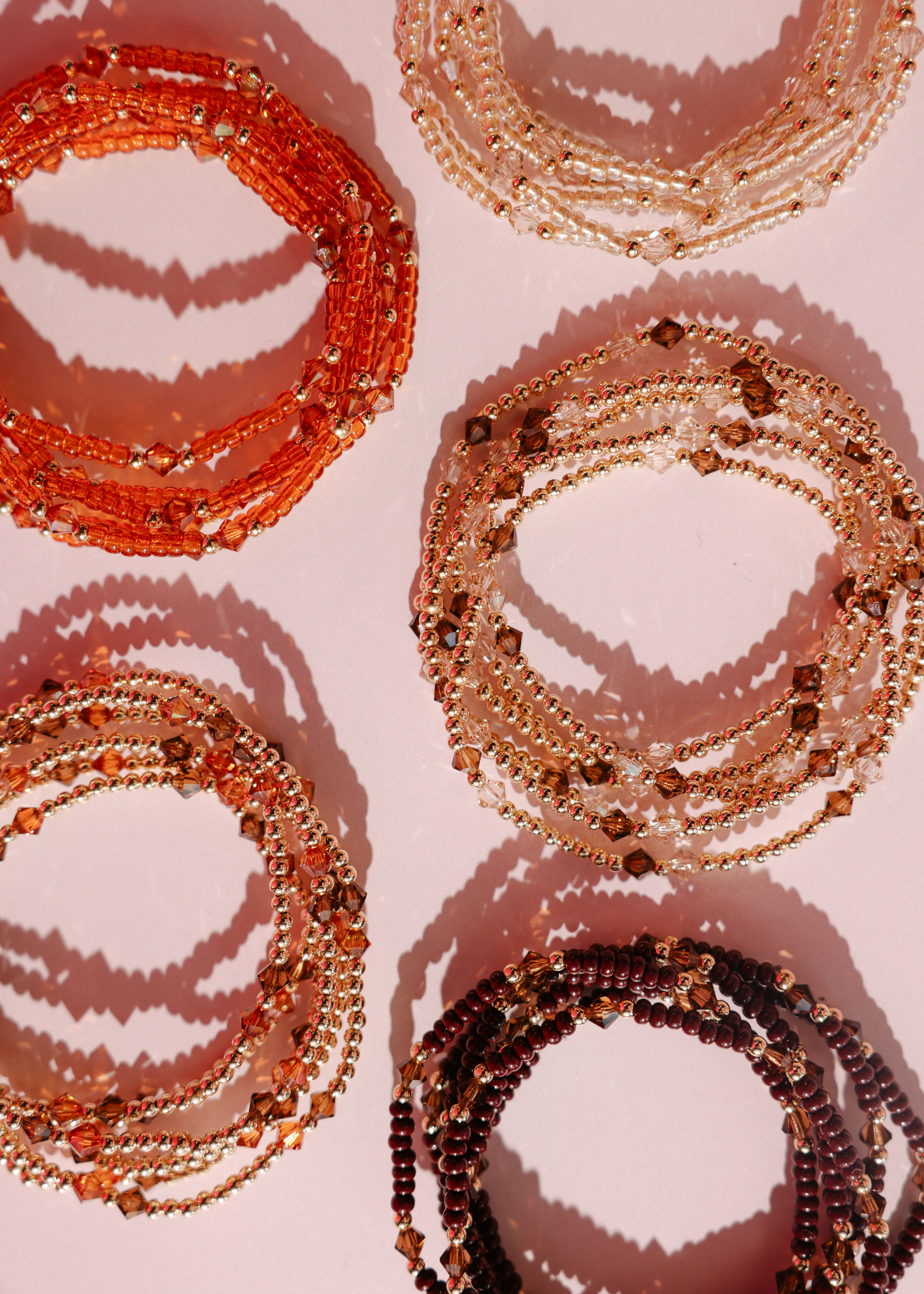 Eleanor Bracelet in Terracotta: Standard 6.75 inch
