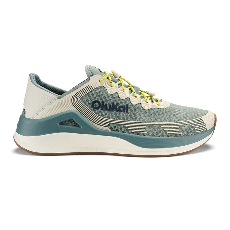 Olukai Men’s ‘Ahi Performance Marine Shoe - Seagreen|White Sand