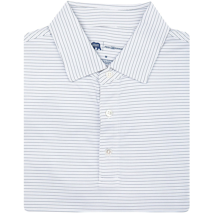Onward Reserve Tour Stripe Performance Polo - Dark Denim