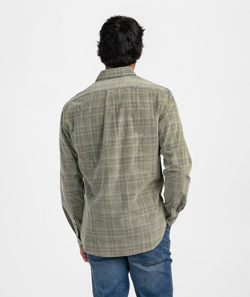SSCO Men’s Braxton Lightweight Cord Flannel - Timberline