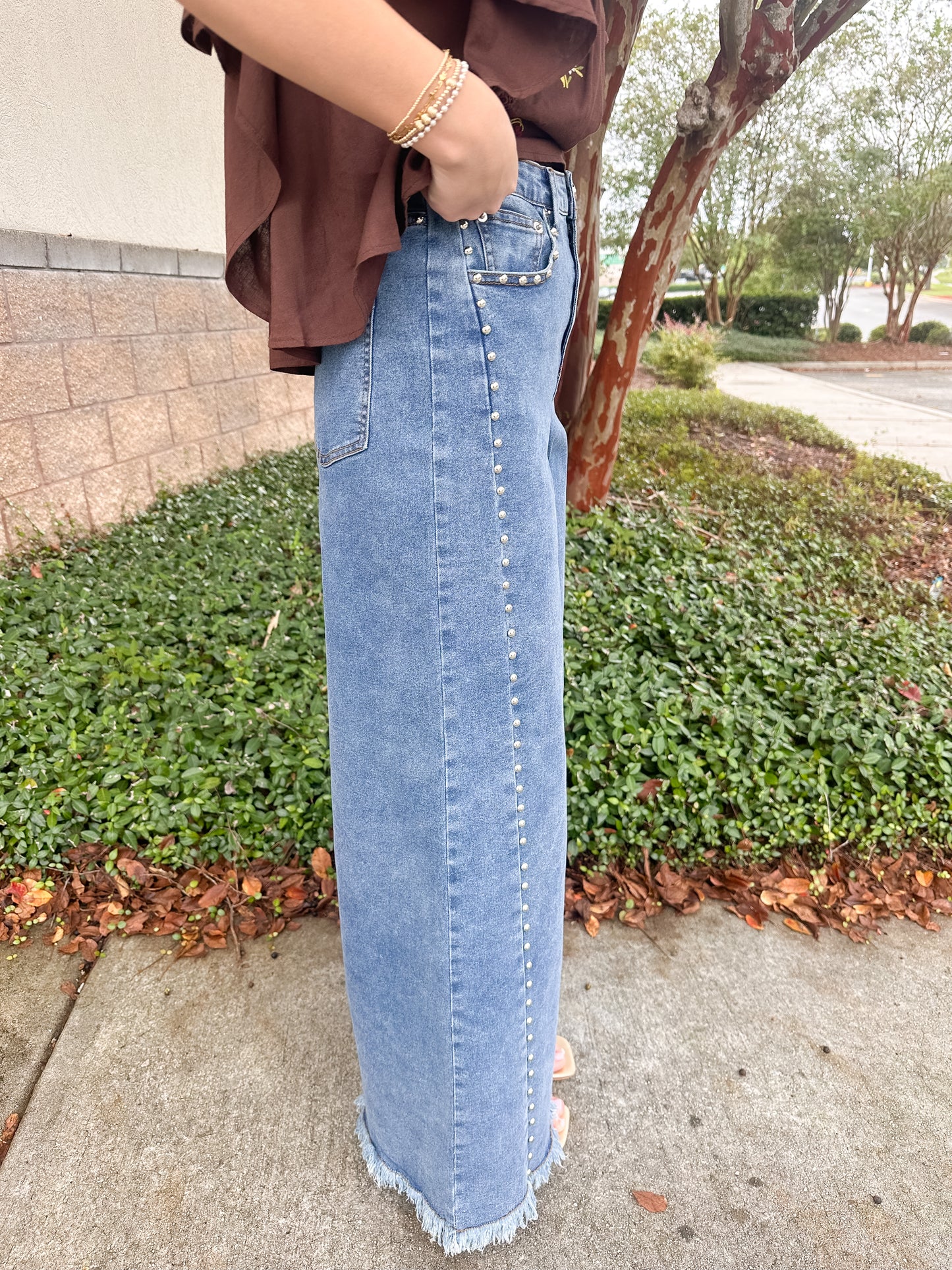Selene Stud Jeans