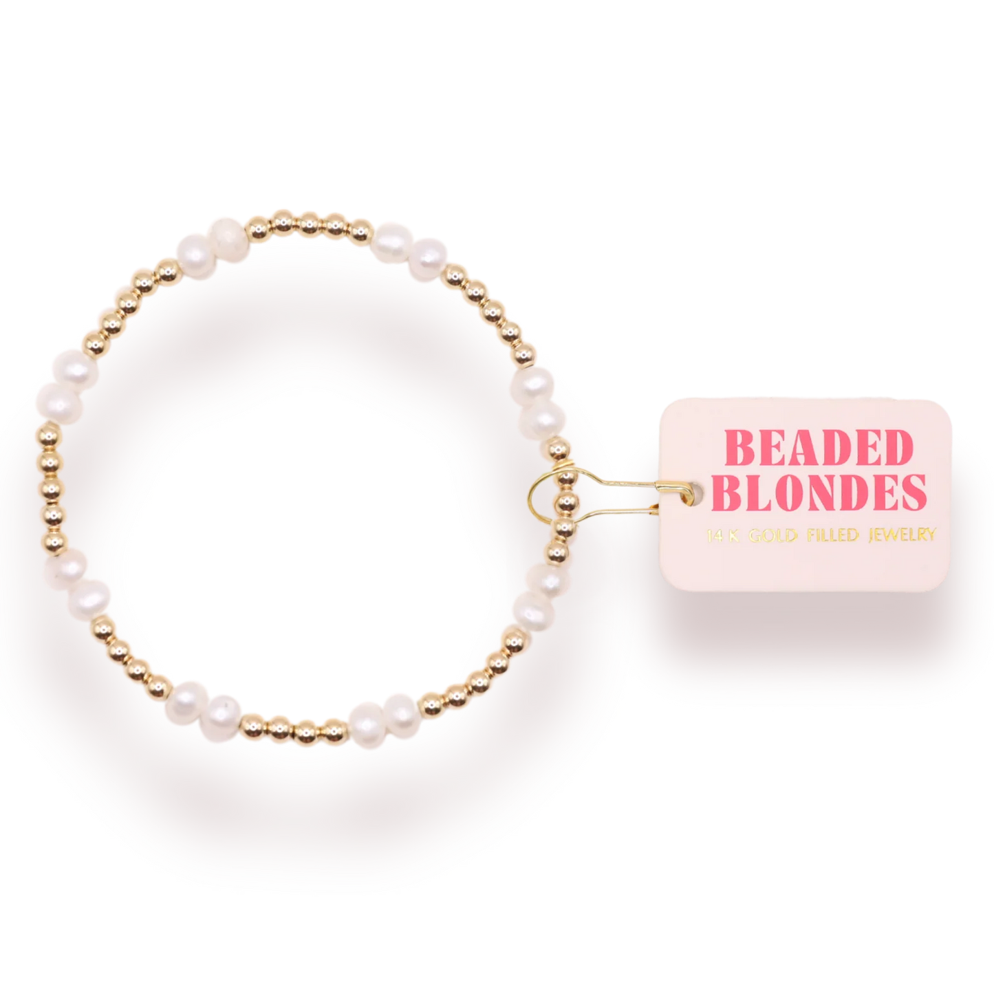Beaded Blondes Coastal Pearl Bracelet