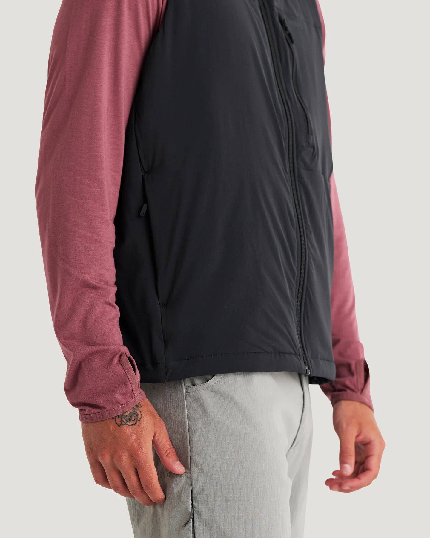 Free Fly Mens Coldvale Insulated Vest - Black