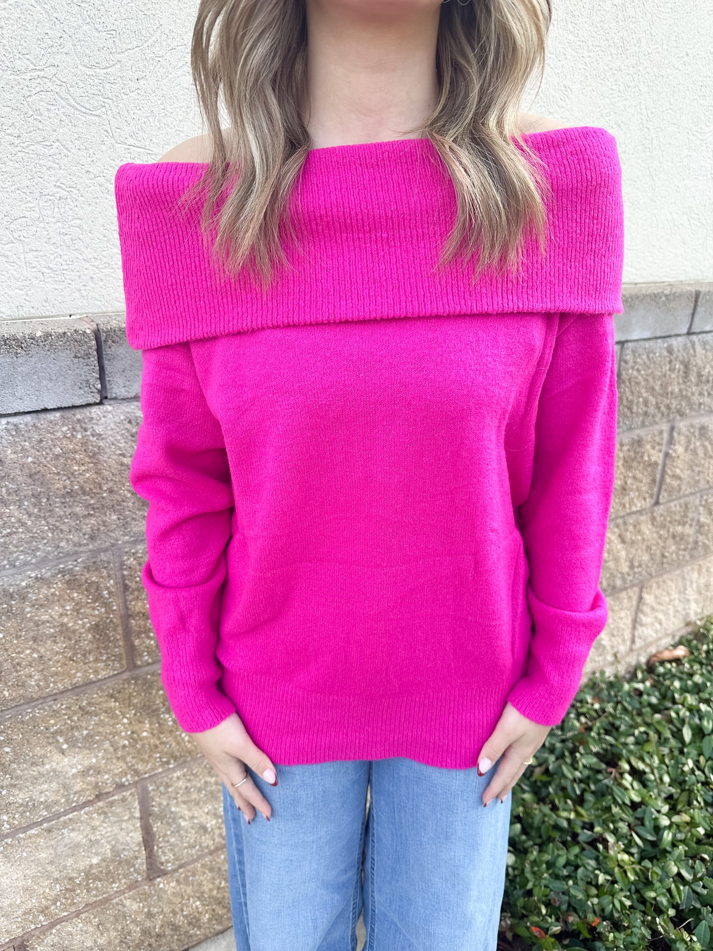 Harper Off-Shoulder Sweater