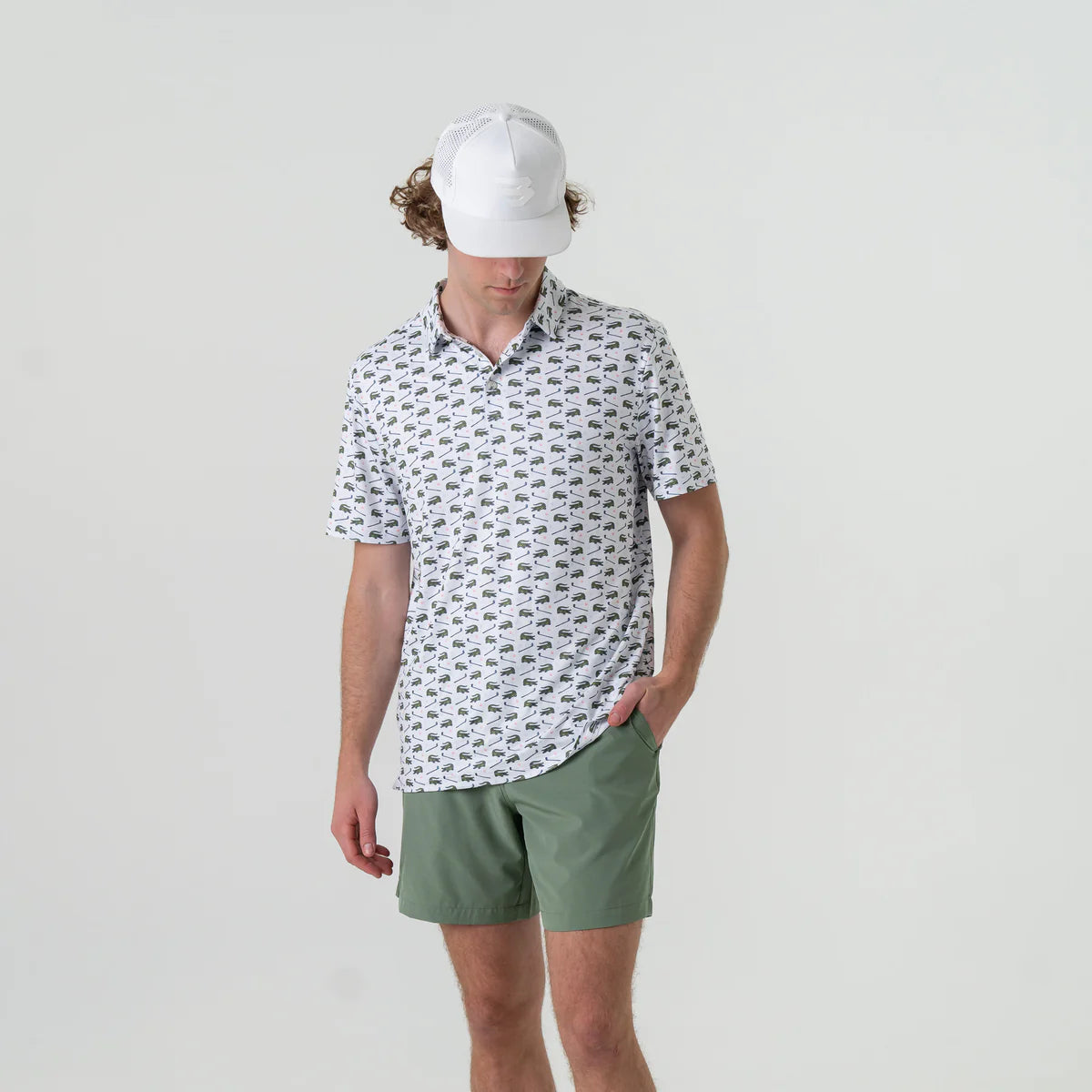 Burlebo Men’s Performance Polo - Tap It In