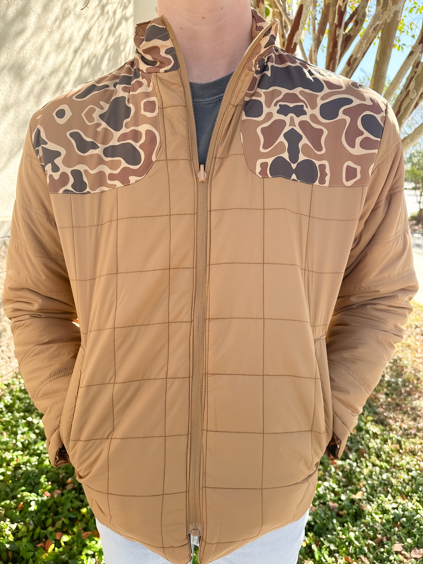 S. Casanova F25 Camo Carter Reversible Lofted Jacket