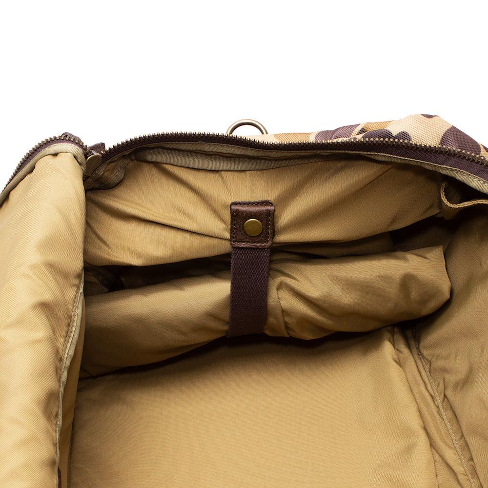 Mission Mercantile Campaign Waxed Canvas Large Duffle Bag - Smoke Vintage Camo